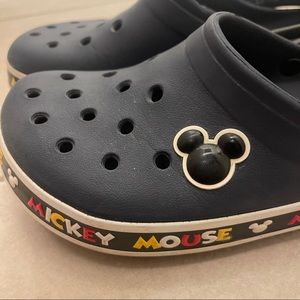 Rare Crocs Crocband Mickey Mouse III Clog Navy Blue DISNEY Limited Edition